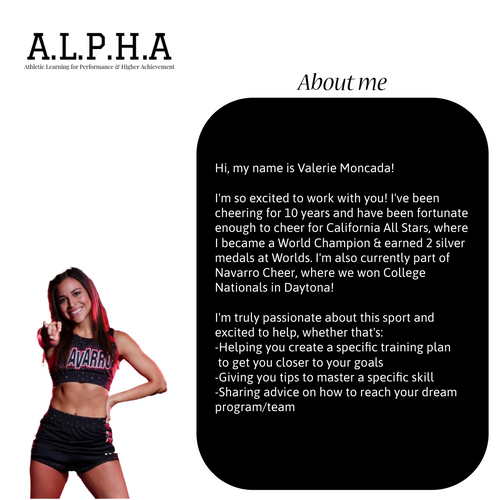 1 session program w/ Valerie Moncada